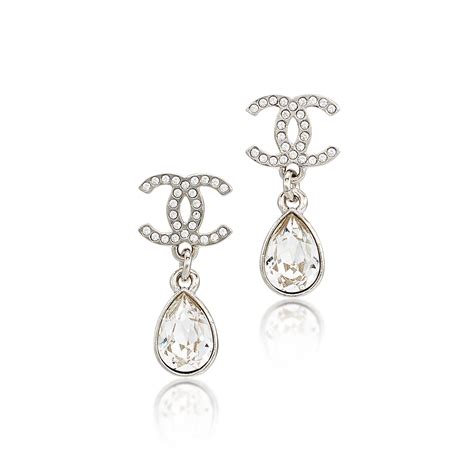 chanel teardrop earrings|chanel drop earrings karren brady.